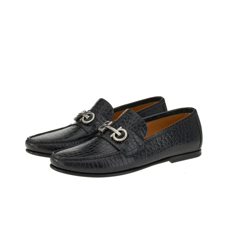 FERRAGAMO Gancini Buckle Loafers-2
