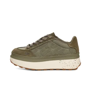 UGG Marin Lace Logo Platform Shoes Women's Burnt Olive