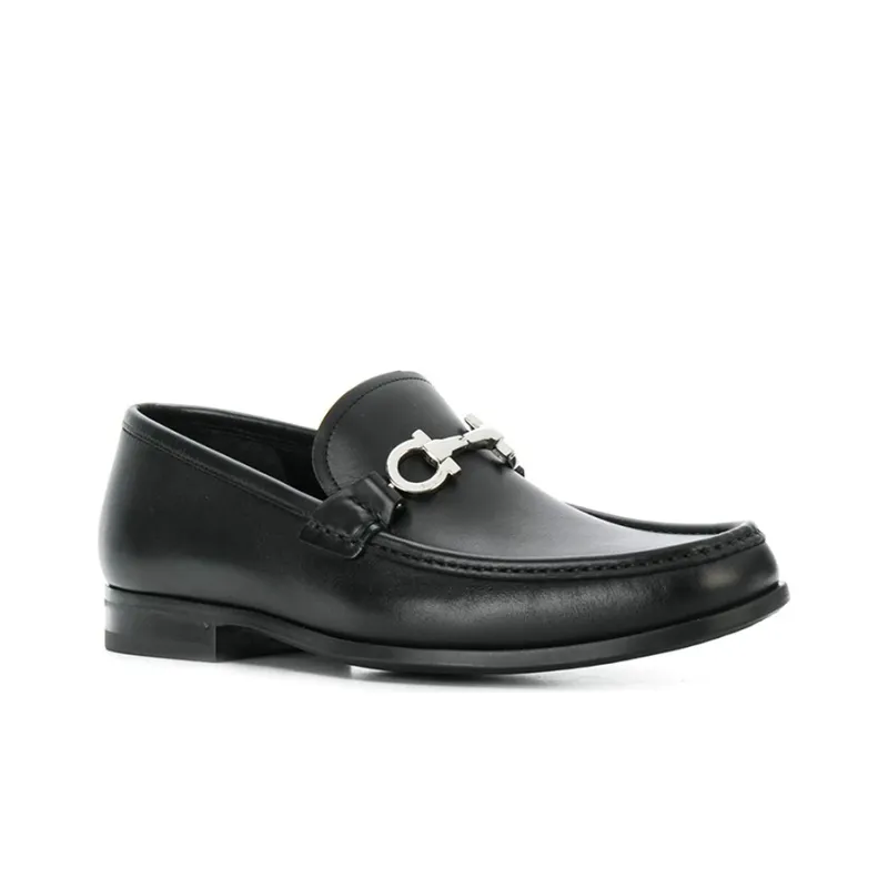 FERRAGAMO Gancini Reversible Bit Loafers-2