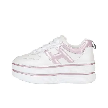 HOGAN H449 Platform Shoes Women's Pink White