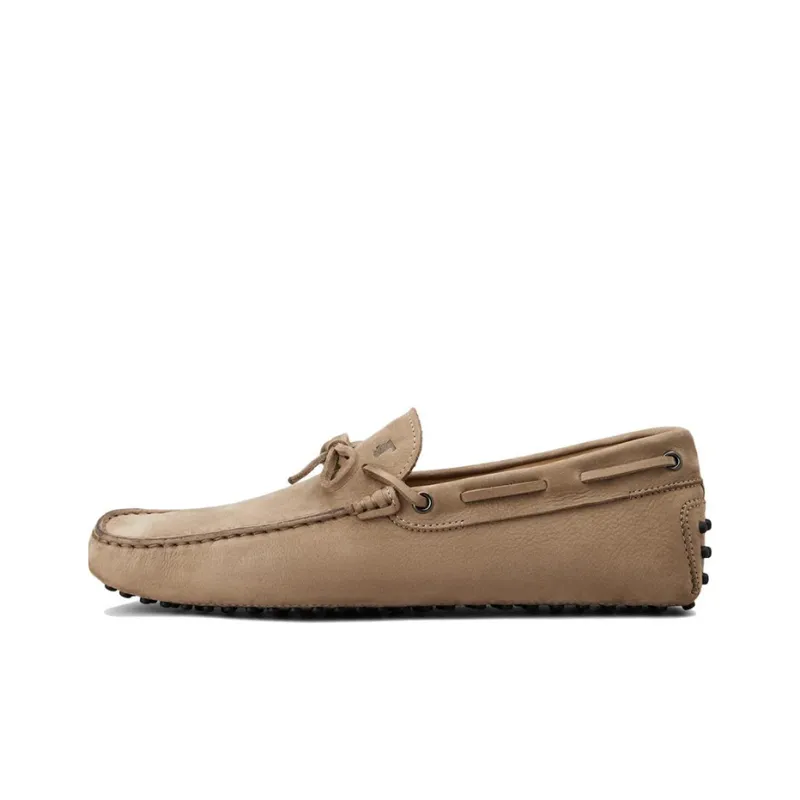 TOD'S Round Toe Slip On Loafers-0