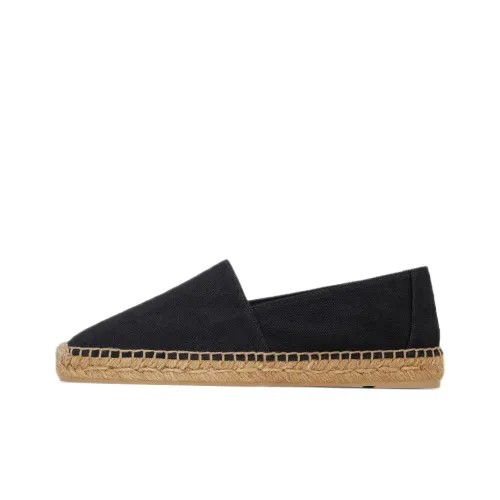 SAINT LAURENT Espadrilles Men's Casual Shoes Men Low-Top Black