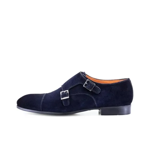 Santoni Double Buckle Monk Shoes