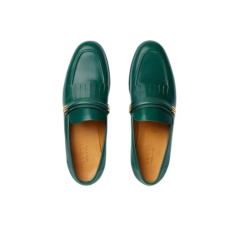 GUCCI Men's Casual Shoes Men Low Top Green-2