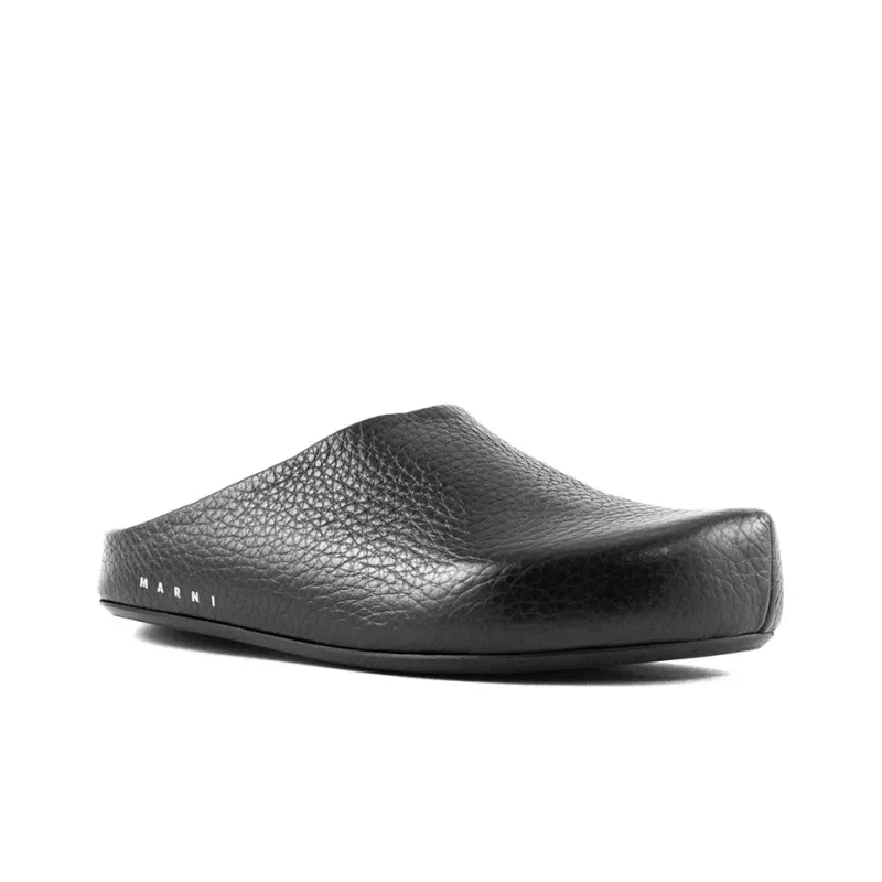 MARNI Logo Printed Slip-On Clogs-3