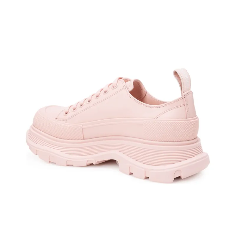 Alexander McQueen Tread Slick Low Top Sneaker Pink Women's-3