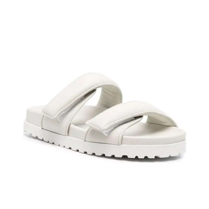 GIA BORGHINI Slide Slippers Women's White-2