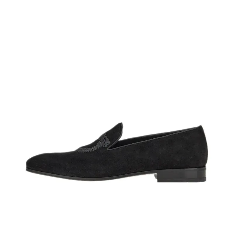 FERRAGAMO GANCINI Loafers Men's Black-0