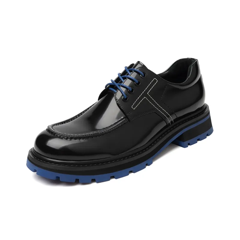 TUATARA Pearlescent Phantom Series Toretta Platform Shoes Men's Black-2