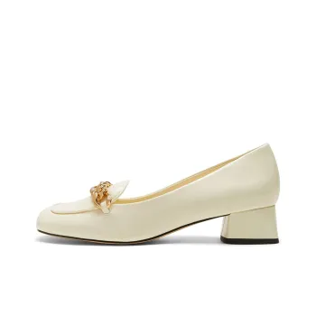 CHARLES&KEITH Mary Jane Shoes Women's Low Top Black/Butter/Gray Green