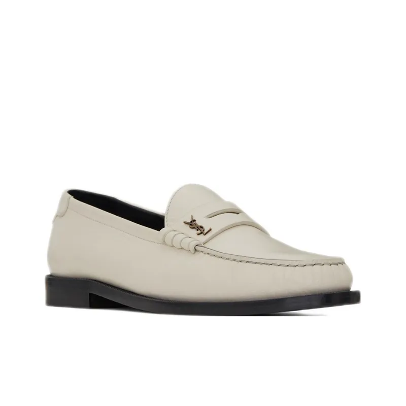 SAINT LAURENT Le Loafer Penny Slippers-1