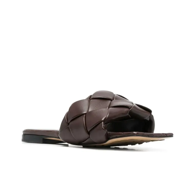 Bottega Veneta Lido Stylish Sandal Women's Brown-2