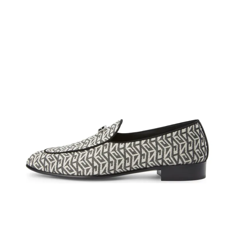 Giuseppe Zanotti Gz Rudolph Monogram-print Loafers-0