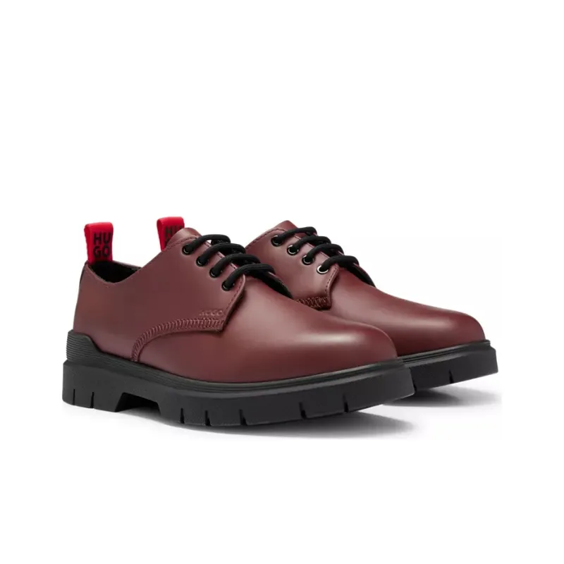 HUGO BOSS Men's Casual Shoes Men's Deep Red-2