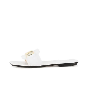 Lanvin Antibacterial Slide Slippers Women's White