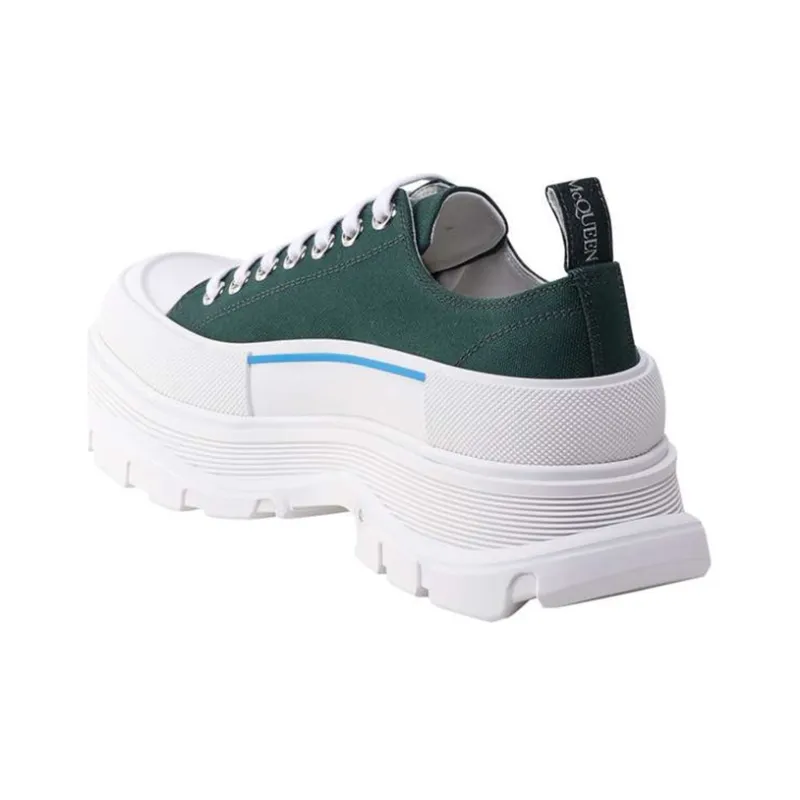 Alexander McQueen Tread Slick Low Sneakers 'Green'-2