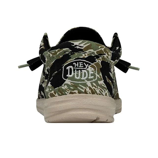 Heydude Casual Shoes Men Low Top Tiger Print Camouflage-5