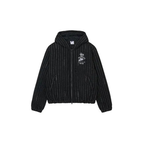 Nike X Stussy Striped Wool Jacket Asia Sizing 