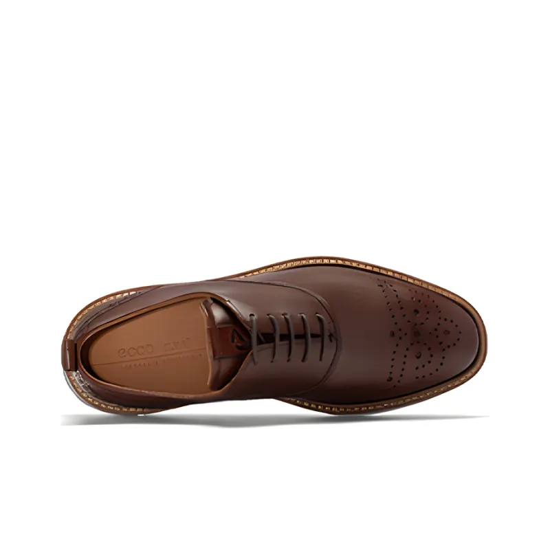 Ecco Men's Casual Shoes Men Low Top Brown-3