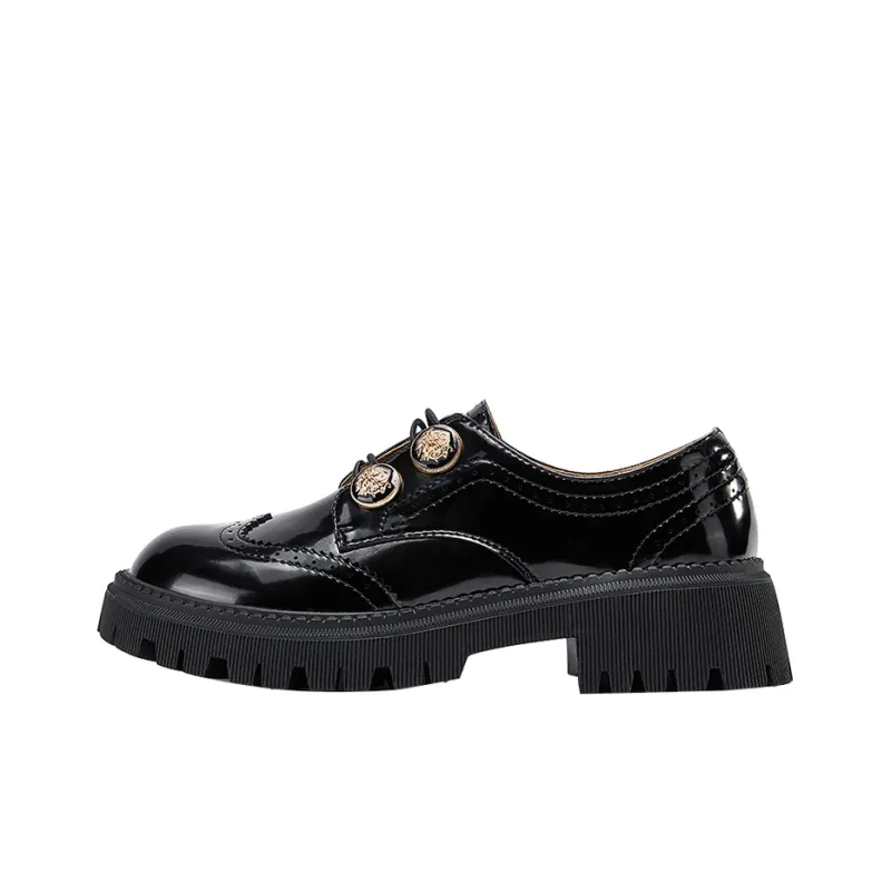 DAPHNE Platform Shoes Women's Black-0
