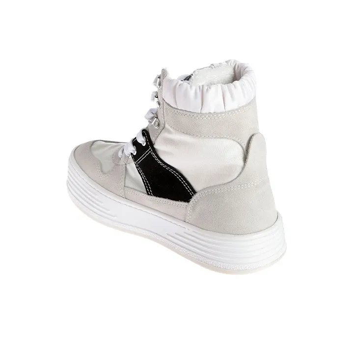 PALM ANGELS High-Top Sports Skateboard Shoes Men's White-4