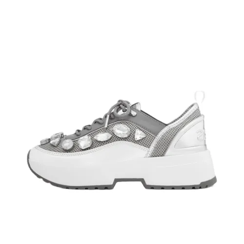 MICHAEL KORS Casual Shoes Women's Low-Top Silver