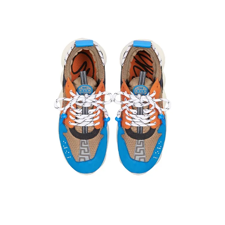VERSACE Chain Reaction 2 Brown Orange Blue-4