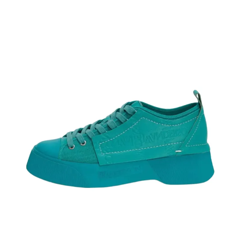 JW Anderson Low Top Platform Shoes Women's Aqua Green-0