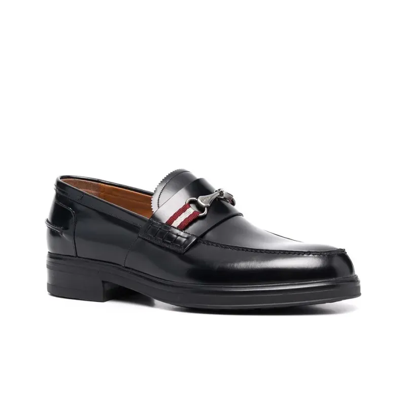 BALLY Loafers Men Low Top Black-1