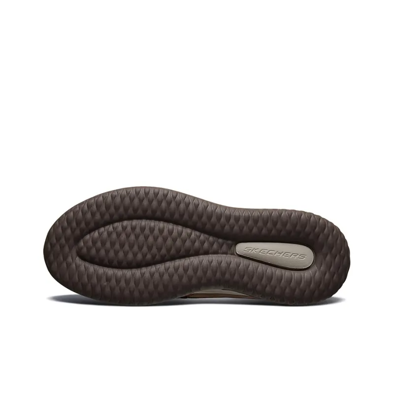 Skechers Delson 1.0 Men's Casual Shoes Men's Dark Brown-5