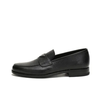 PRADA Loafers Men Low Top Black