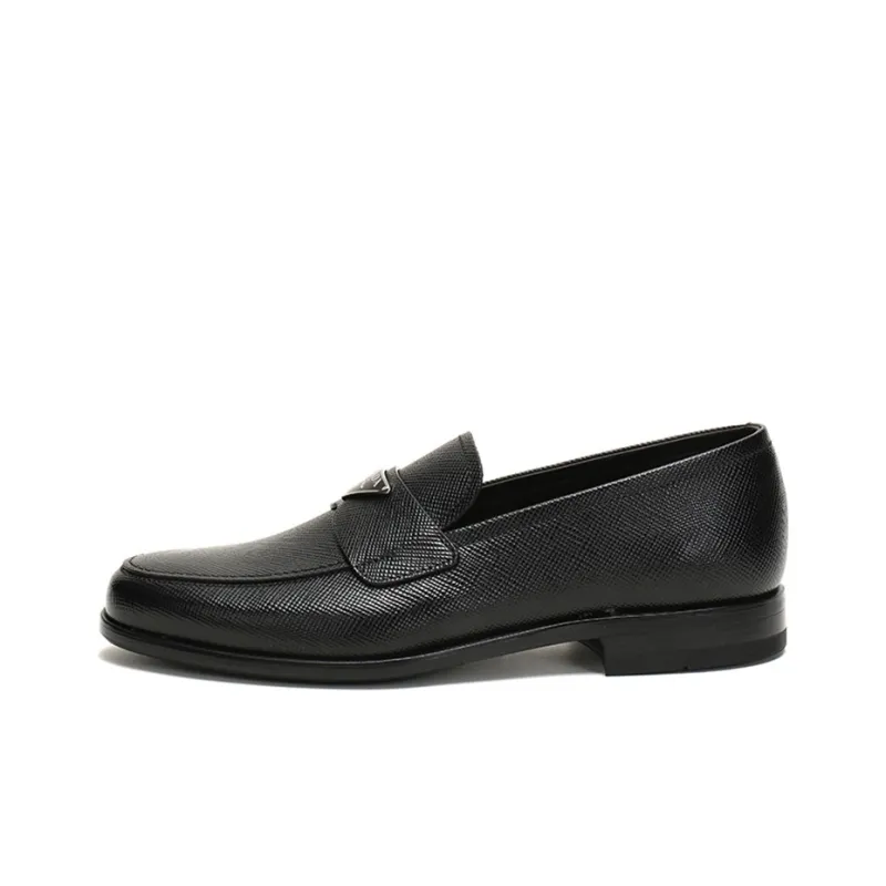 PRADA Loafers Men Low Top Black-0