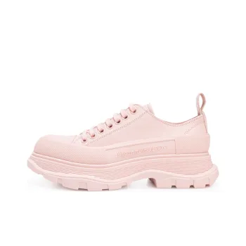 Alexander McQueen Tread Slick Low Top Sneaker Pink Women's