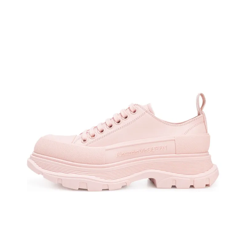 Alexander McQueen Tread Slick Low Top Sneaker Pink Women's-0