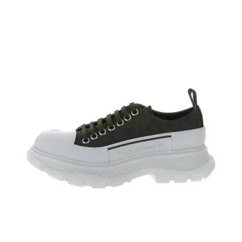 Alexander McQueen Tread Slick Platform Shoes Women's Olive Green