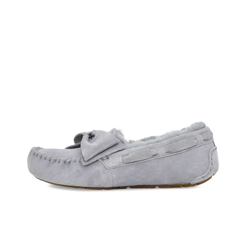 UGG Dakota Suede Bow Slipper 'Grey Geyser' Women's-0