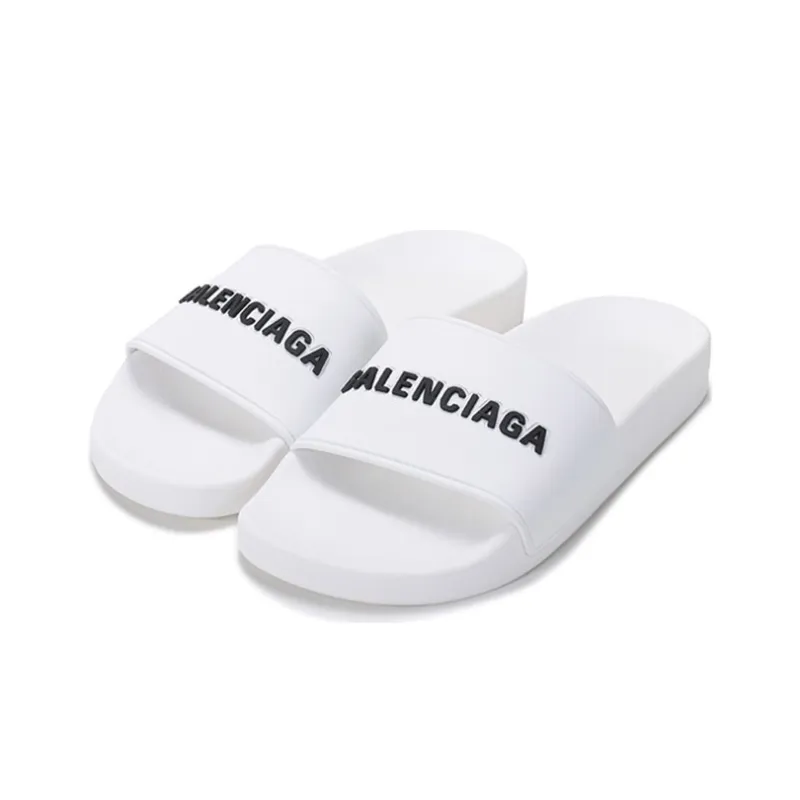 Balenciaga Pool Slide White White Women's-2