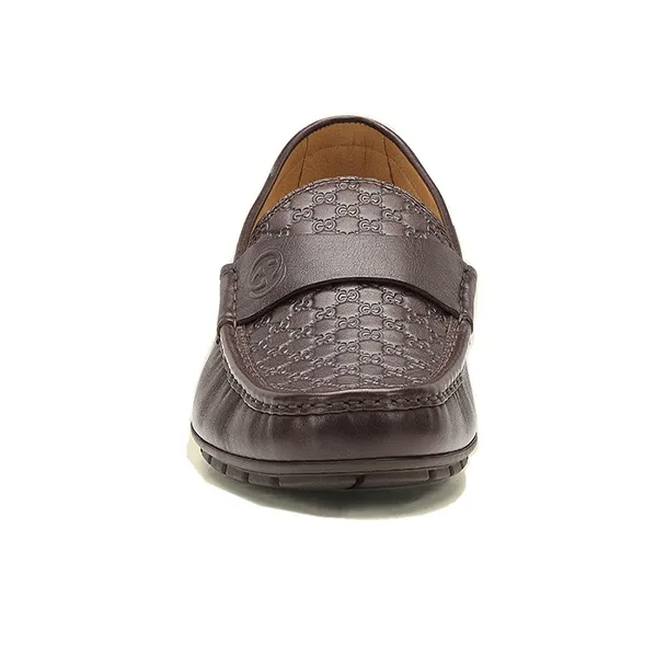 GUCCI Men's Casual Shoes Men Low-Top Brown-2
