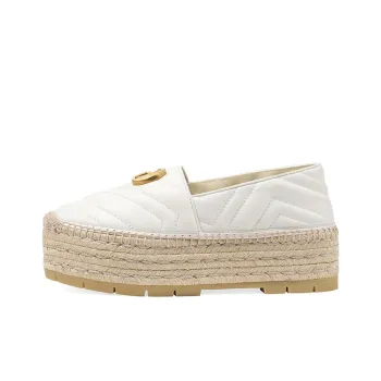 GUCCI Platform Shoes Women's White