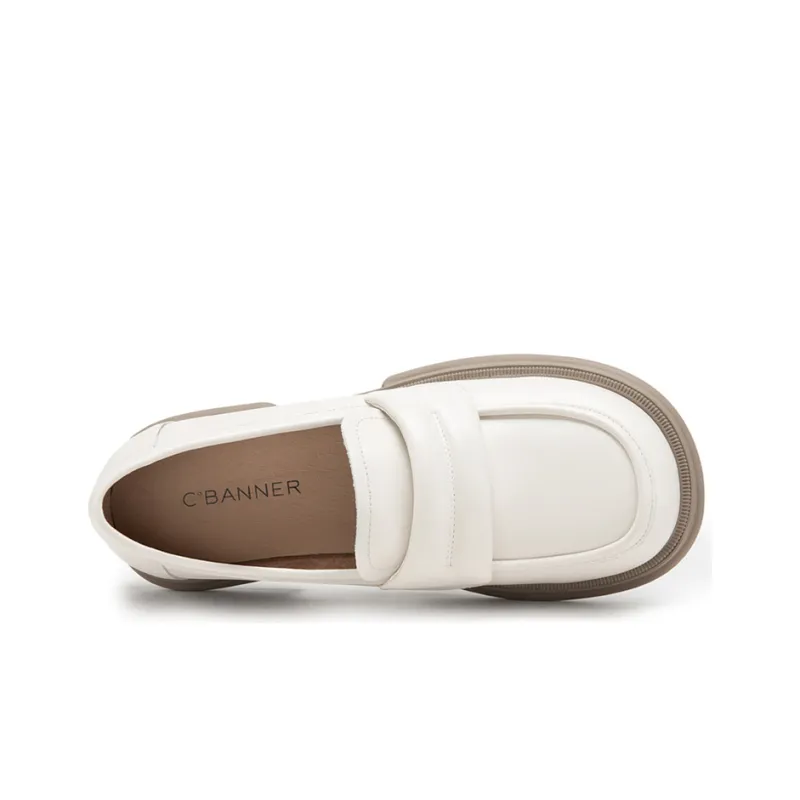 C°BANNER Platform Shoes Women's Beige-4