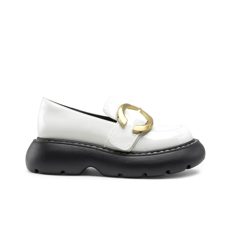 MIO Loafers Women's White-1