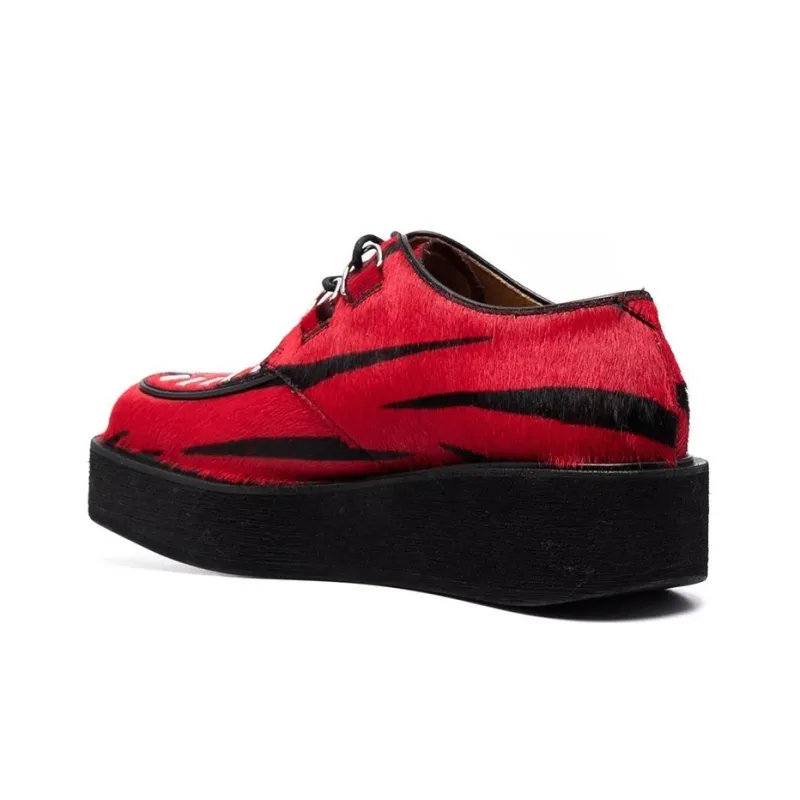 MARNI Low-Top Platform Shoes Women's Red Black-3