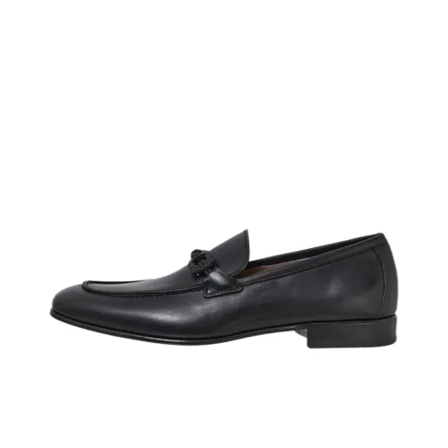 FERRAGAMO GANCINI Casual Shoes Men's Black