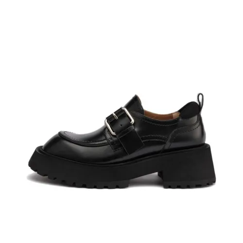 HALF AWAKE Loafers Women's Low-Top Black