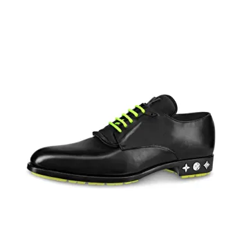 LOUIS VUITTON Formal Casual Shoes Men's Black