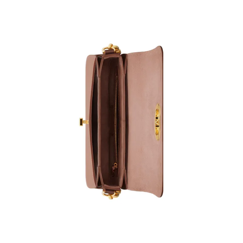 DIOR 30 Montaigne Smooth Finish Cow Leather Shoulder Bag Crossbody Bag Women's Vintage Pink-3