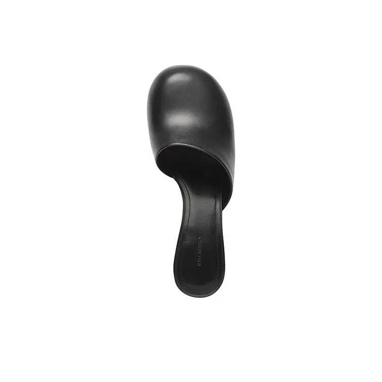 Balenciaga Lady 50mm Mule Blacker Leather Women's-3