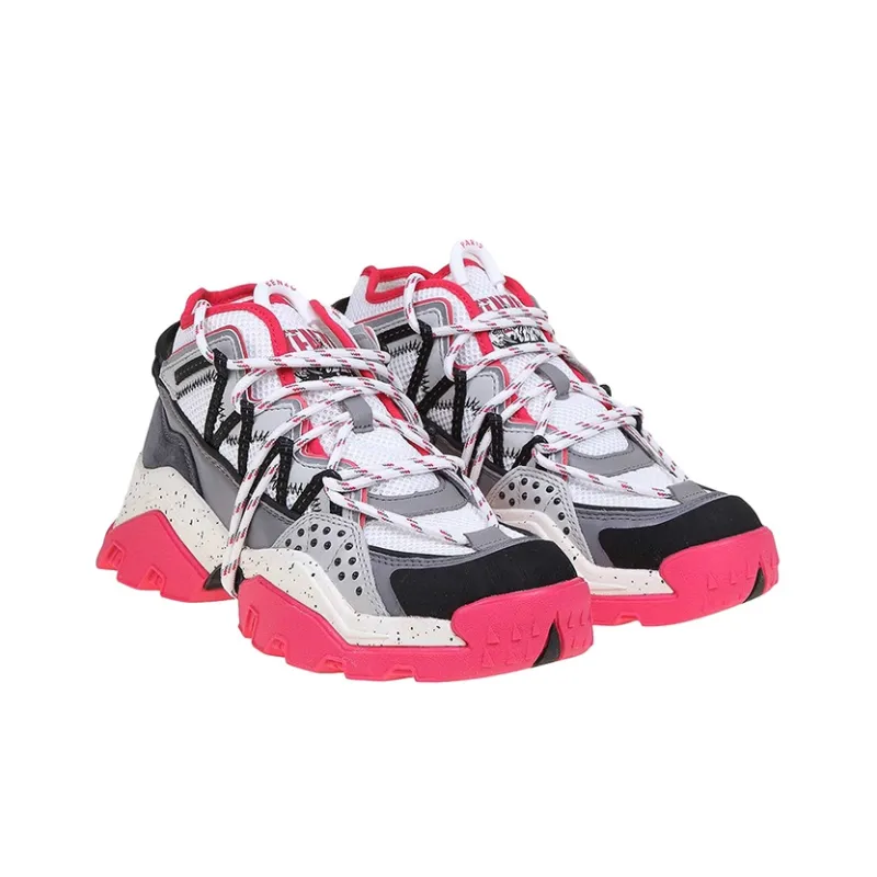 KENZO Takayama Kenji Platform Shoes Women's Gray Pink-2