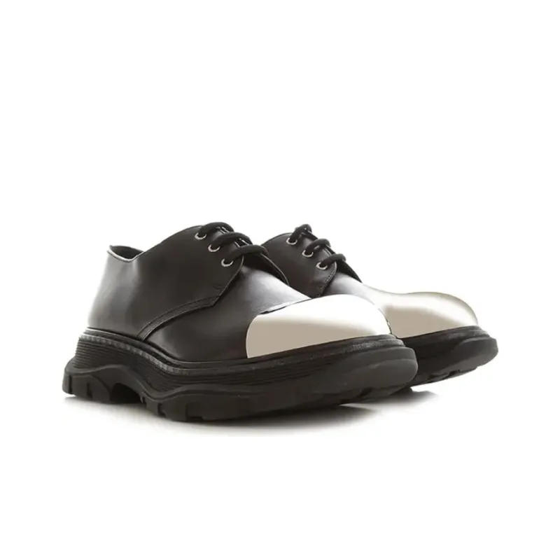 Alexander McQueen Tread Derby Lace Up Shoes-2