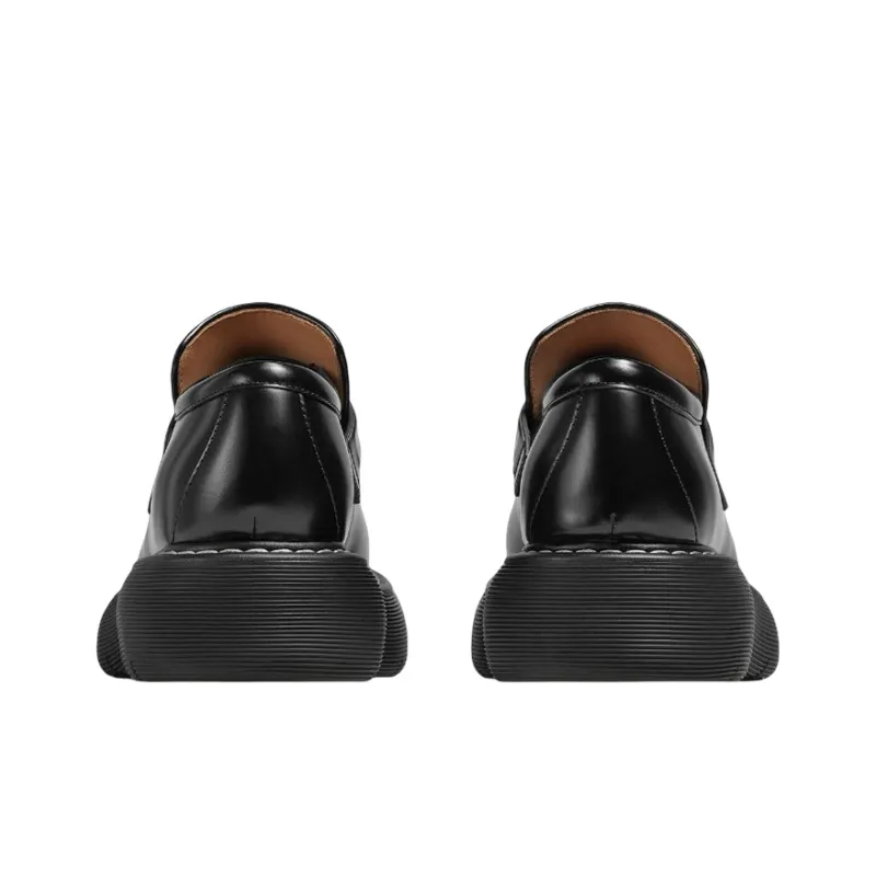 Bottega Veneta Bounce Leather Loafer Black Women's-4